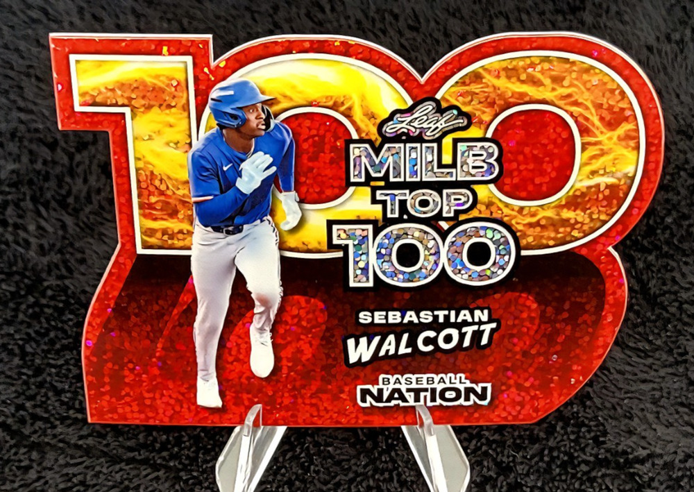 2025 Sebastian Wolcott 1/1 MILB Top 100 Texas Rangers Top Prospect RARE